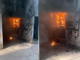 भिवंडीतील सोसायटीत टोरेंट पॉवर कंपनीचे मीटर जळून खाक