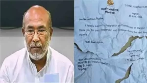 Manipur Voilence: मणिपूरमध्ये मुख्यमंत्र्यांच्या राजीनामा महिला समर्थकांनी फाडला! कारण...
