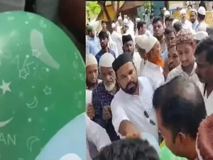 Bakari Eid: सोलापूरात ईदच्या दिवशी खळबळजनक घटना, पाकिस्तानचे झेंडे...