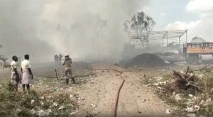Fire: तामिळनाडूत फटाक्यांच्या कंपनीला भीषण आग, १० जणांचा मृत्यू, १३ जखमी