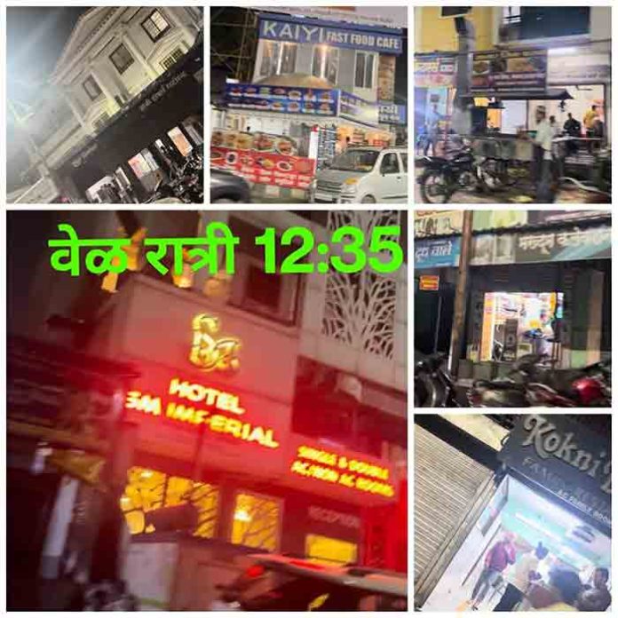 भद्रकाली पोलिस झाले सजग, मनपा भानावर येईना; पंधरा हॉटेल्सला नोटीस, केवळ शॉप ऍक्टवर चालतो व्यवसाय