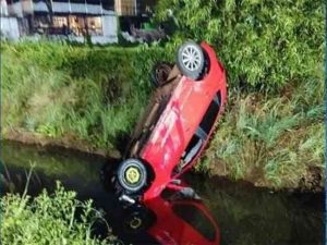 Goa Accident : गोव्यात भीषण अपघात; धडक देणारीच कार नाल्यात कोसळली!