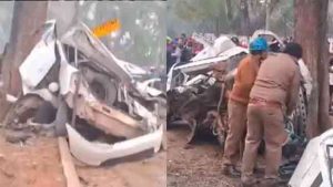 Accident News : नववर्षाच्या पहिल्याच दिवशी काळाचा घाला; पार्टी करुन परततानाच भीषण अपघात!
