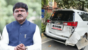 Hemant Godse car Accident : नाशिकचे खासदार हेमंत गोडसे यांच्या गाडीचा दिल्लीत भीषण अपघात