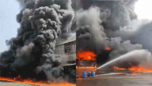 Navi Mumbai MIDC Fire : नवी मुंबईतील एमआयडीसीमध्ये भीषण आग!
