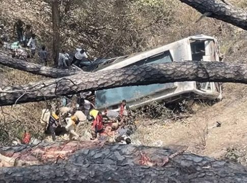 Jammu Accident : जम्मूमध्ये भीषण अपघात! १५० फूट खोल दरीत कोसळली बस