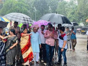 Belapur News : बेलापूर गावात भाजपाचा विकास कामाचा पाहणी दौरा!