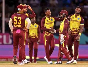 WI vs Uganda:टी-२० वर्ल्डकपमध्ये वेस्ट इंडिजचा प्रचंड विजय, युगांडाला ३९ धावांवर केले ऑलआऊट