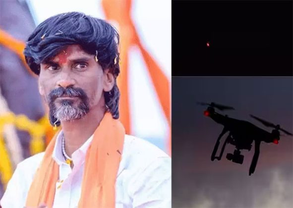 Manoj Jarange Patil : मनोज जरांगेंच्या घराभोवती ड्रोनच्या घिरट्या! मराठा आंदोलक धास्तावले
