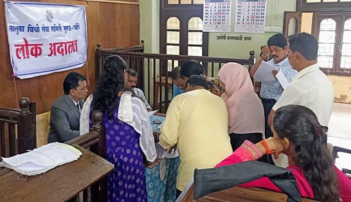 राष्ट्रीय लोक अदालत प्रकरण निकालात ठाणे जिल्ह्यात अव्वल