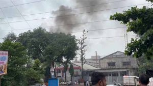 Dombivali Fire : डोंबिवलीत पुन्हा अग्नितांडव! सोनरपाड्यात कारखान्याला भीषण आग