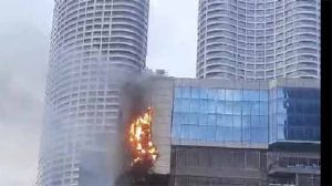 Kamala Mills Fire : अग्नितांडव! मुंबईतील कमला मिल कंपाऊंडमधील टाईम्स टॉवरला भीषण आग