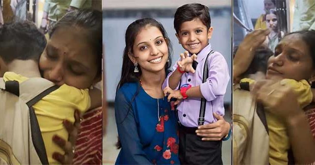 आई पासून दूर जाणार म्हणून छोटा सिंबा झाला भाऊक