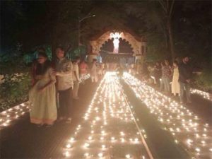 Vasai Fort : वसईचा किल्ला १११ मशाली व ११ हजार १११ दिव्यांनी उजळला !