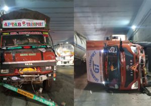 Mumbai - Pune Highway : मुंबई पुणे महामार्गावरील नवीन बोगद्यावर अपघाताचे सावट