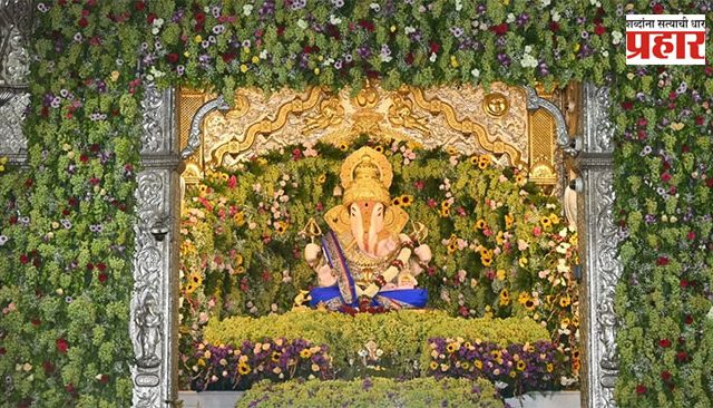 Dagdusheth Ganpati : धूलिवंदनानिमित्त 'दगडूशेठ' गणपतीला २ हजार किलो द्राक्षांचा नैवेद्य!