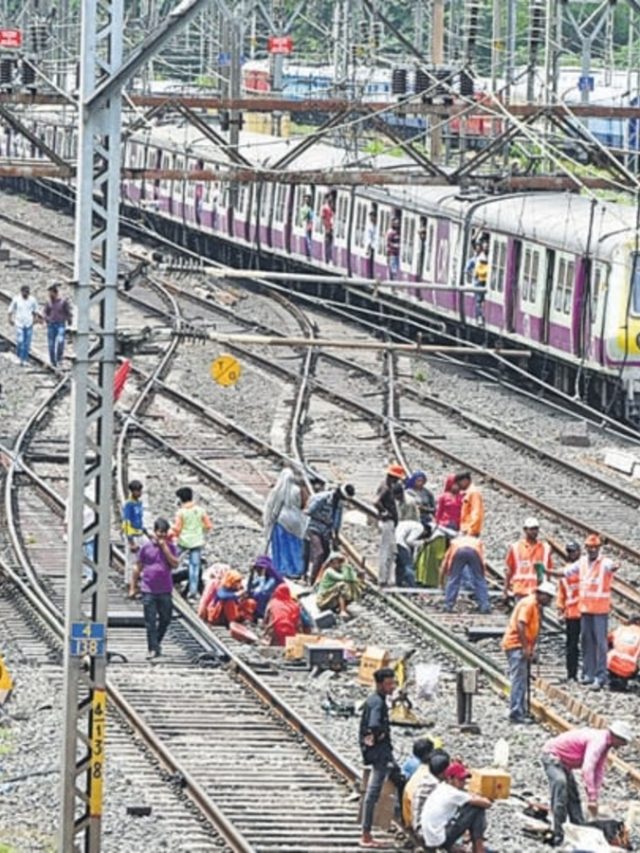 Mumbai Railway Megablock : जाणून घ्या रेल्वेच्या रविवारच्या मेगाब्लॉकची वेळ