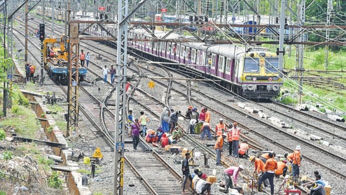 रविवारी रेल्वेचा मेगाब्लॉक