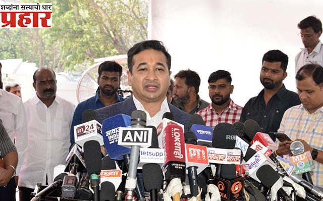 Nitesh Rane : 'केम छो वरळी' आणि उर्दू भाषेत प्रचार पत्रके, 'अजान स्पर्धा' घेणाऱ्यांना मराठी भाषेवर बोलण्याचा नैतिक अधिकार नाही