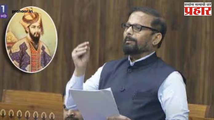 Naresh Mhasake : 'ब्रिटिश, मुघल प्रतिकांपासून देशाला मुक्त करावे'
