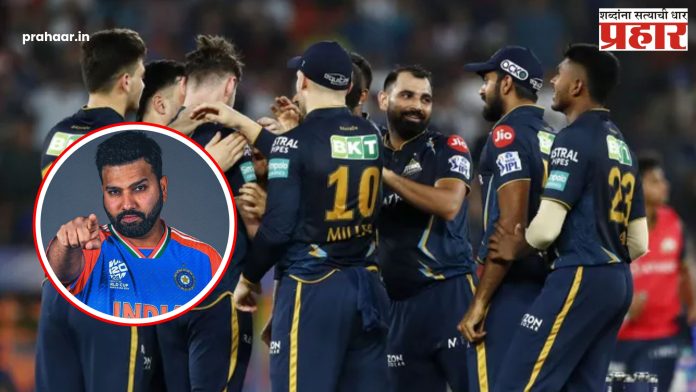 IPL 2025 : गुजरातने रोहित शर्माला कोचिंग स्टाफमध्ये केले सामील