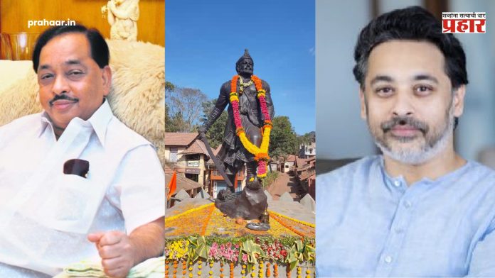 Chhatrapati Sambhaji Maharaj Statue : छत्रपती संभाजी महाराजांच्या स्मारकासमोरील रोहित्र स्ट्रक्चर हलवणार