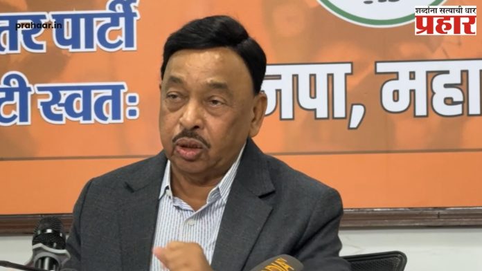 Narayan Rane : ‘पेडणेकर बाईंना पोलिसांनी ताब्यात का घेतलं नाही’; दिशा सालियन प्रकरणात नारायण राणेंचा गौप्यस्फोट