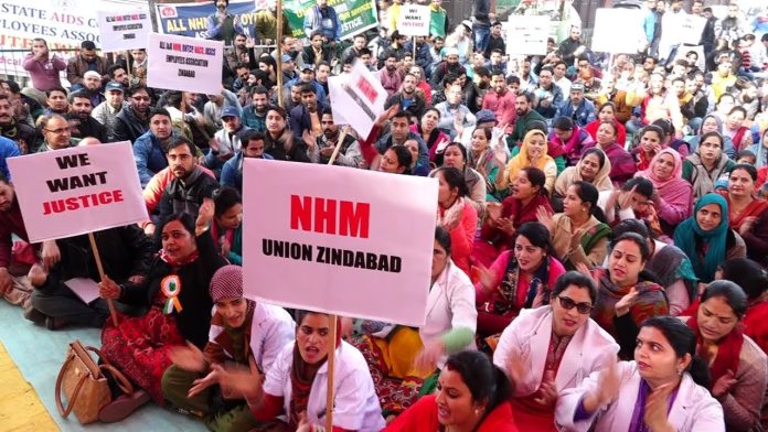 National Health Mission : राष्ट्रीय आरोग्य मिशनच्या ३४,५०० कर्मचाऱ्यांना वेतनाची प्रतिक्षा