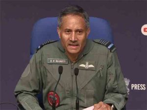 चीनचं मिसाईल, तुर्कीस्तानचे ड्रोन आम्ही पाडले - एअर मार्शल एके भारती