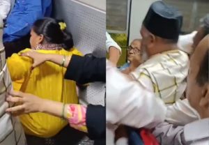 लोकल ट्रेनच्या आरक्षित डब्यात पुरुष प्रवाशाकडून महिलेला बेदम मारहाण, व्हायरल व्हिडिओमुळे संताप