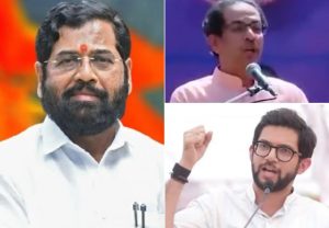 ठाकरे पिता-पुत्र आणि शरद पवार यांचा जुना व्हिडिओ व्हायरल, शिवसेनेने बोलतीच बंद केली