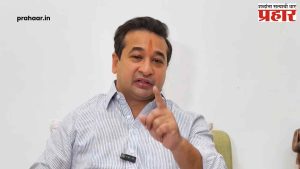 Nitesh Rane : मंत्री नितेश राणेंचा ओवैसी-पठाणांना 'चॅलेंज' तर उद्धव ठाकरेंना 'नैतिकते'वरून चिमटा