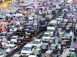 कल्याण-शिळ महामार्गावरील वाहतूक कोंडी सोडवण्याची मागणी
