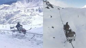 सैन्याने १६ हजार फूट उंचीवर मोनोरेल चालवली