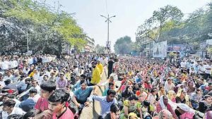 चिमुकलीच्या न्यायासाठी मालेगावात जनआक्रोश!