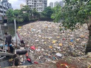 मुंबईतील पूर्व उपनगरातील ८ नाल्यांवर ट्रॅश बूम