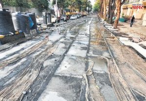 पूर्व आणि पश्चिम द्रूतगती महामार्ग प्रवेश नियंत्रण प्रकल्पाचा पैसा वळवला रस्ते सिमेंट काँक्रिट कामांसाठी