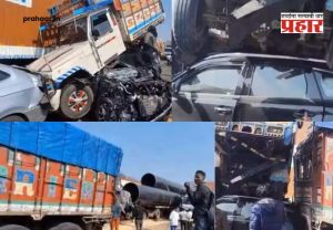 Indore Truck Accident : मुंबई-आग्रा हायवेवर गाड्यांचा चेंदामेंदा! तीव्र उतारावर ट्रकचे नियंत्रण सुटले अन् सात गाड्या एकमेकांवर...
