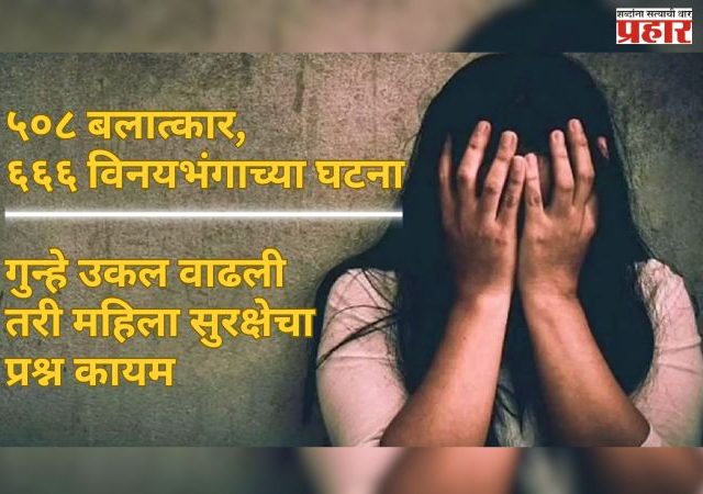 रायगड जिल्ह्यात  महिला सुरक्षेचा प्रश्न ऐरणीवर