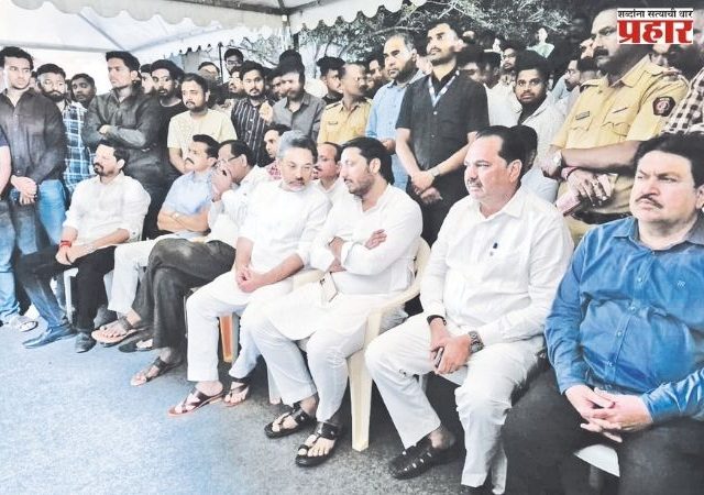 शिवसेना आमदार निलेश राणे यांच्याकडून पवार कुटुंबीयांचे सांत्वन