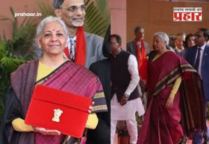 Nirmala Sitharaman : ऐतिहासिक बजेटला कांजीवरमचा थाट! अर्थसंकल्पाआधीच निर्मला सीतारमण यांच्या साडीची पडली भुरळ...