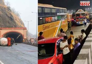 एक्सप्रेवेवर प्रचंड मोठी वाहतूक कोंडी अन् २५ किलोमीटर पर्यंत रांगा; नेमकं पुण्यात घडलं काय ?