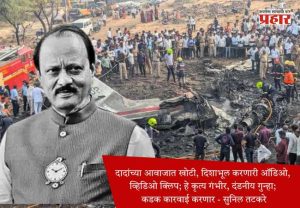 अजित पवरांच्या आवाजात खोटी, दिशाभूल करणारी ऑडिओ, व्हिडिओ क्लिप VIRALकरणाऱ्यांवर कडक कारवाई करणार - सुनिल तटकरे