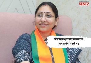 औद्योगिक क्षेत्रातील समस्यांवर आमदारांनी वेधले लक्ष