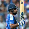 संजू सॅमसनचे शतक हुकले, भारताने दिली १९ षटकार, १८ चौकारांची मेजवानी