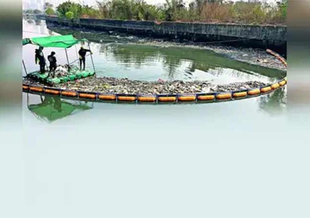 समुद्रात जाणारा कचरा रोखण्यासाठी आवश्यक त्याठिकाणी ‘ट्रॅश बूम’
