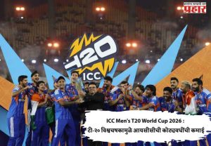 ICC Men's T20 World Cup 2026 : टी-२० विश्वचषकामुळे आयसीसीची कोट्यवधींची कमाई