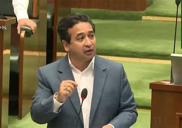 Nitesh Rane : सावंतवाडीतील नळपाणी प्रकल्प आठ महिन्यांत पूर्ण करा!