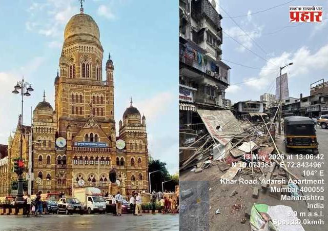 BMC : खार गोळीबार रोडवरील ९ अनधिकृत चिकन स्टॉल्सवर महापालिकेची कारवाई