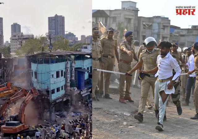 Bandra Encroachment Removal Campaign : वांद्रे स्थानकाबाहेर अतिक्रमण हटाव मोहीम; अनधिकृत मशिदीवर महापालिकेची कारवाई